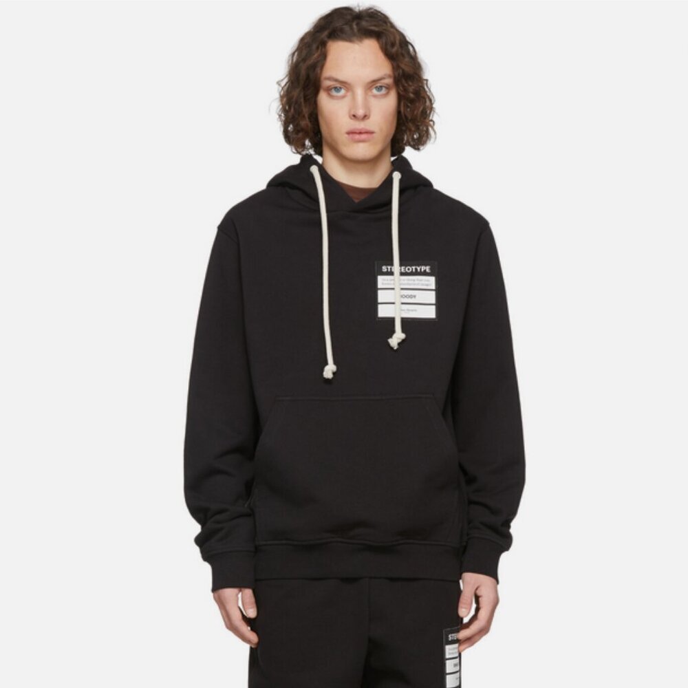 MAISON MARGIELA stereotype hoodie black